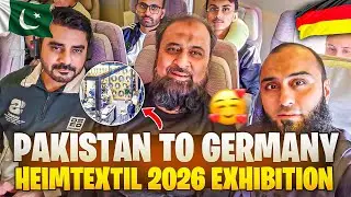 Travel Vlog | From Karachi Pakistan to Frankfurt, Germany | For 2026 HEIMTEXTIL @AdeelAnsariWorld 