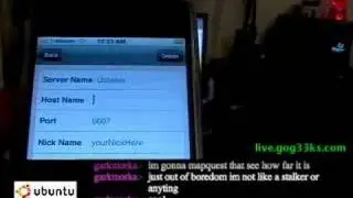 Run IRC Chatrooms on your iPhone!