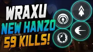 WRAXU DOMINATING AS NEW HANZO! 59 ELIMS! [ OVERWATCH SEASON 10 TOP 500 ]