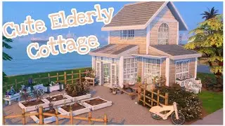 💛 Cute Elderly Cottage | The Sims 4 | Stop Motion | NO CC