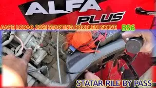 How To Fix Mahindra Aape Bs6 2021 Stating Problem Solve # Starter Rile By pass Work Done 👍