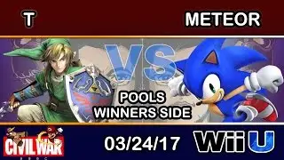 2GGC Civil War - T (Link) Vs. Meteor (Sonic) Pools Winners Side - Smash Wii U