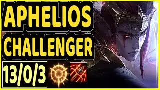 INNAXE (APHELIOS) - 13/0/3 KDA CHALLENGER GAMEPLAY - EUW