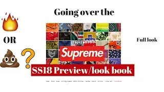 Supreme SS18 preview and look book (every item)