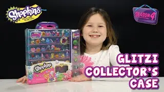SHOPKINS Glitzi Collector's Case & EXCLUSIVE SEASON 4 SHOPKINS
