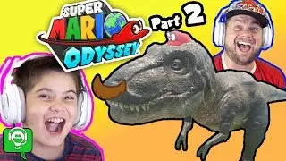 Mario Odyssey Part 2 T-Rex and Sand Kingdom by HobbyKidsGaming