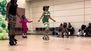 Jumping rope in Fit.Boots at 80 years young