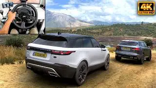 680HP Range Rover Velar & 680HP Jaguar F PACE | OFFROAD CONVOY| Forza Horizon 5 |Thrustmaster T300RS