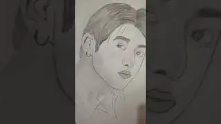 Jungkook from bts realistic sketch