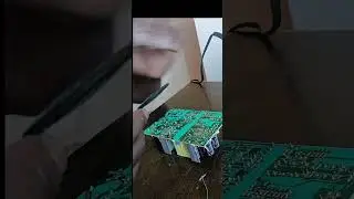 Orgin Acoustics Sub10: Crack soldering on capacitors and heat sink. 