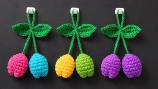 🌷 Cute & Easy Crochet Tulip Keychain &ndash; Step-by-Step Tutorial for Beginners