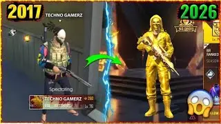 FREE FIRE PLAYERS 2017 VS 2026 ⚡| Searching 2017 Old Players id in 2026 @TechnoGamerzOfficial 