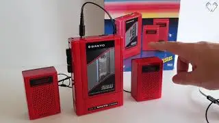 Портативный стереокассетный плеер Sanyo M-G7SP (Walkman) 1986 года выпуска.