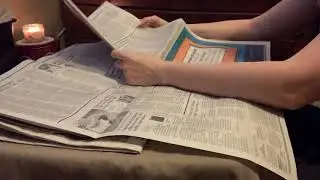 ASMR PAGE TURNING NO TALKING | ONE HOUR | TURNING NEWSPAPER PAGES FOR ONE HOUR | BEST TINGLES 2020
