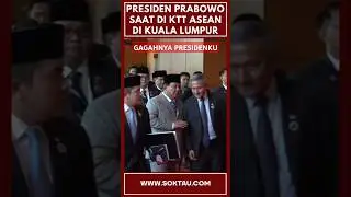 Presiden Prabowo KTT ASEAN di Kuala lumpur, Gagah banget #presidenprabowo #kttasean #prabowo #viral