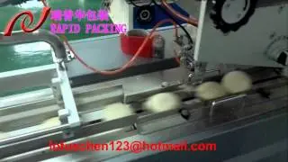 big biscuit disk turntable packing system 大福饼全自动包装机