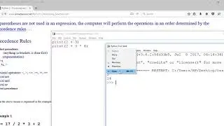 operator precedence