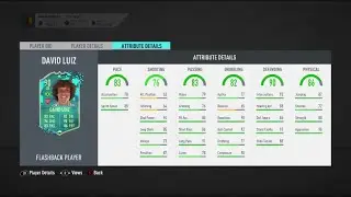 Flashback TOTY 90 DAVID LUIZ FIFA 20 SBC