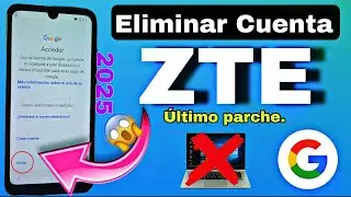 Quitar cuenta google a ZTE blade A35 y otros sin pc ultimo parche 2025 // frp a ZTE blade