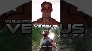 WEAPON XL VS X-24 #marvel #marvelcomics #wolverine #deadpool #shorts #ytshorts #mcu