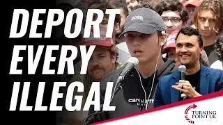 Чарли Кирк разъясняет либеральной позиции по вопросу нелегальной миграции!