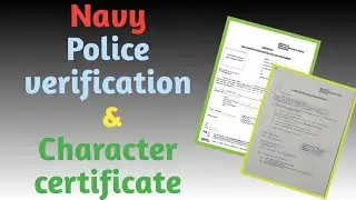 NAVY JOINING DOCUMENTS/NAVY POLICE👮VERIFICATION👮/NAVY CHARACTER CERTIFICATE/NAVY AA SSR MR UPDATE 🔥