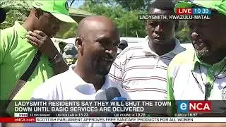 Ladysmith residents want to bring town to standstill