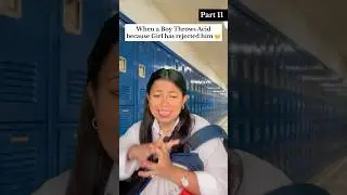 When a Boy Throws Acid because Girl has rejected him 😔 #school #acid #attack #youtubeshorts #viral