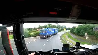 POV Road in the Czech Republic loading 24t.