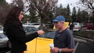 Ron's Yellow Ferrari 355 at Motor4Toys 2012 Charity Event