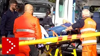 Incidente autobus in via Cassia a Roma: via vai di ambulanze, feriti in barella