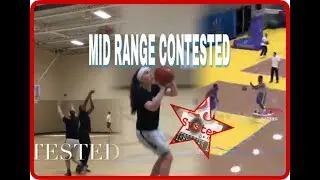 MIDRANGE CONTESTED DRILL ON NBA2K18 W/23system!