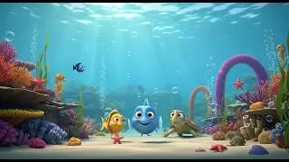 Little Fish Swim Song | Fun Ocean Rhyme for Kids | Nursery Rhymes & Songs for Children