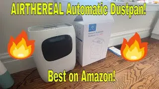 Airthereal TI Touchless Vacuum Automatic Electronic Dustpan Review! Best Automatic Dust Bin!