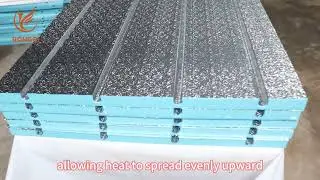XPS floor heating radiant panels