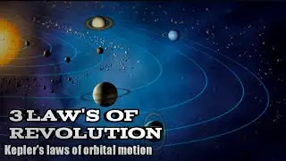 Kepler's laws of orbital motion (planetary motion) short explanation. |ROSAT| English