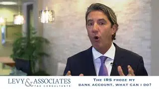 Lawrence discussing frozen bank accounts by the IRS