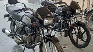 Hero Splendor Plus Black vs Black with silver