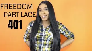 Freetress Equal Synthetic Freedom Part Lace Front Wig - FREEDOM PART LACE 401 --/WIGTYPES.COM