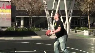 Media Free Throw Contest at Pac-12 Tournament