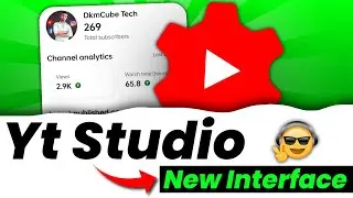 Yt Studio New Interface 2022 👌👌 | 
