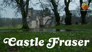 A rainy dog walk around Castle Fraser in Aberdeenshire, Scotland!