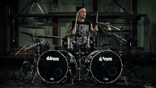 Dios Maple with 22inch bass drum in satin black
