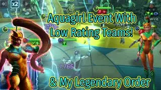 Using Low Rating Teams To Beat The Aquagirl Challenge! | Dc Legends