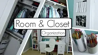How to Organize Your Room and Closet! BEST Tips and Tricks + DIY's!