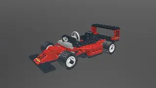 LEGOTechnic Formula One Racer | 3d Animation