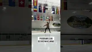 Figure skating program practice tips #figureskating #iceskating #iceskater