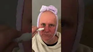 Giving my dad a glow up#funny#skincare #glowup #watchtotheend #dad #coolestdad