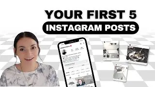 What to make your first Instagram post on a new account👀 Steal these 5 posts!