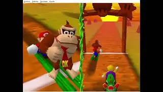Mario Party 1 The Great Crossover Mario vs Donkey Kong vs Wario vs Yoshi 20 Turns Part 2